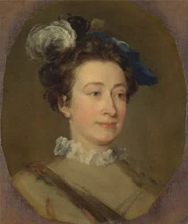 Mädchen mit Federhut