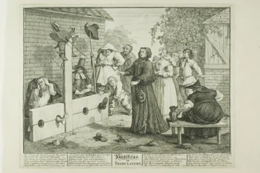 Hudibras in Bedrängnis, Platte sechs aus Hudibras