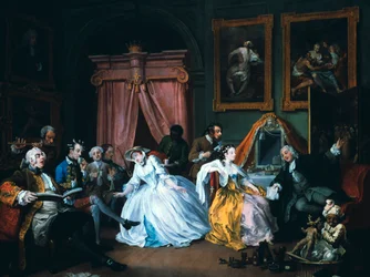 Marriage A-la-Mode: 4. Die Toilette, 1743
