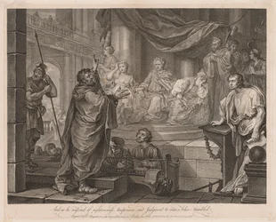 Paulus vor Felix (Große Platte)