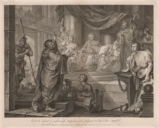 Paulus vor Felix (Große Platte)
