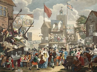 Southwark-Messe, 1733, Illustration aus 
