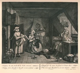 Der bedrängte Dichter, 1740