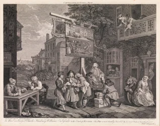 Die Wahl, Tafel 2: „Stimmenwerbung“