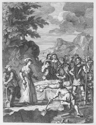 Die Beerdigung von Chrystom und Marcella verteidigt sich