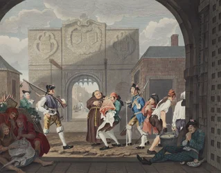 Das Tor von Calais oder O Der Braten von Alt-England, Illustration aus 