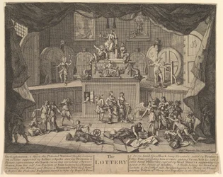 Die Lotterie, nach 1724