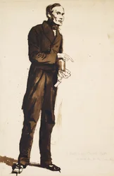 Ein Träger des Hogarth Clubs