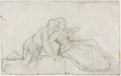 Studie für Der Mietshirte, 1851