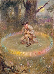 Der Feenring - der verzauberte Pfeifer, ca. 1880