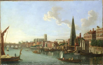 Westminster Bridge (Abend), Mitte 18. Jahrhundert