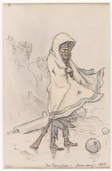 Die Schützengräben, Januar 1855