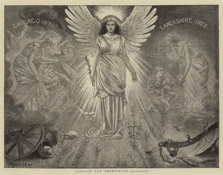 England und Amerika, eine Allegorie