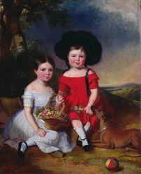 Annie und John Edward, Kinder von Thomas Rhodes aus Leeds