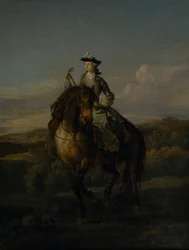 Reiterporträt von Charlotte Boyle, Marquise von Hartington