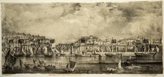 Die Einweihung der Stanhope und Tyne Drops, South Shields, September 1834