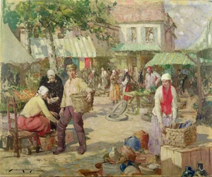 Ein bretonischer Markt