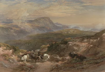Szene in den Highlands, 19. Jahrhundert