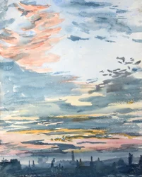Abend über der Stadt