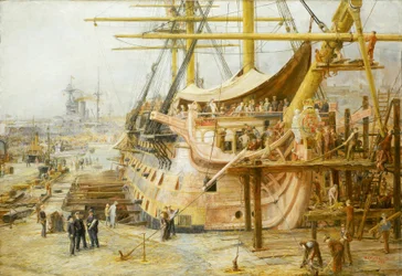 Die Restaurierung der HMS 
