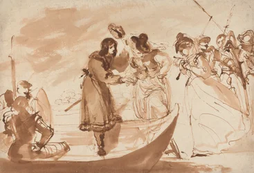 Maria Stuart, beim Einschiffen