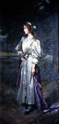 Porträt von Mary Logsdail, der Tochter des Künstlers