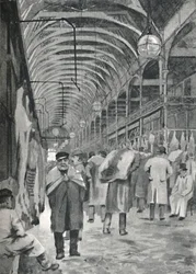 Der Metropolitan Fleischmarkt, Smithfield, 1891