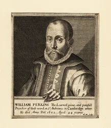 Porträt von William Perkins, englischer Geistlicher und Theologe aus Cambridge