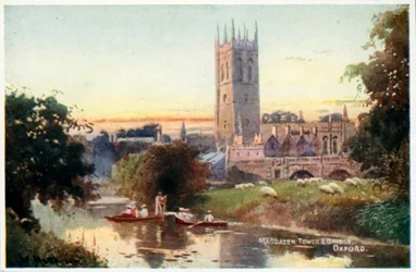 Magdalen Tower und Brücke