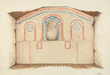 Wandmalerei Reredos