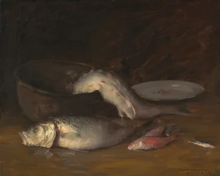 Stillleben mit Fisch, ca. 1910