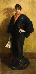 Der blaue Kimono