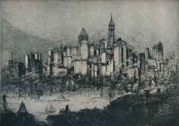 New York von Brooklyn, ca. 1913