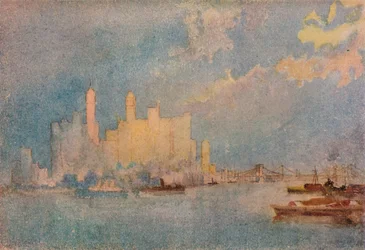 New York vom Sound, ca. 1913
