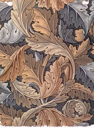 „Akanthus“, Tapete, 1875