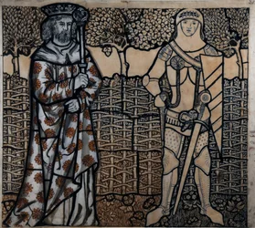 König Artus und Sir Lancelot, 1862