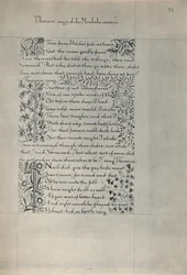 Seite aus Die Geschichte der Bewohner von Eyr, 1871