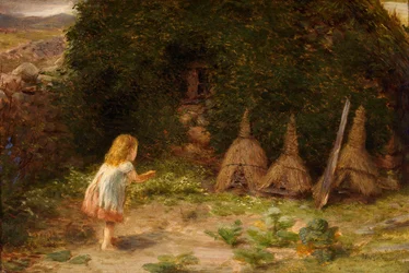 Das Einfangen der Bienen