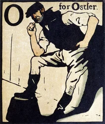 O steht für Stallknecht, Illustration aus 