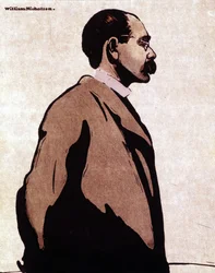Porträt von Rudyard Kipling