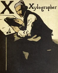 X für Xylograph, Illustration aus 