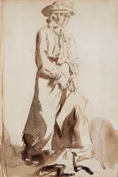 Porträt von Grace, der Frau des Künstlers