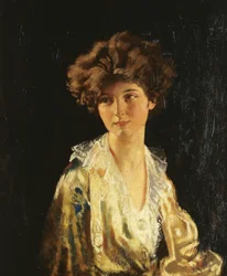 Halbfigurenporträt von Lady Evelyn Herbert