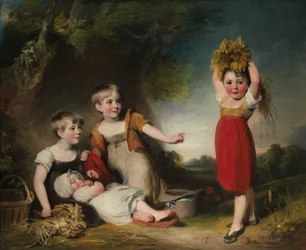 Die Enkelkinder von Sir William Heathcote, 3. Baronet
