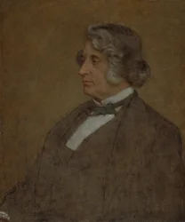 Porträt des Senators Charles Sumner