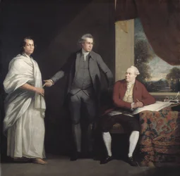 Omai, Joseph Banks und Dr. Daniel Solander, ca. 1775