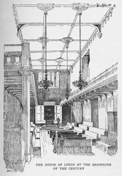 Das House of Lords zu Beginn des Jahrhunderts, um 1897
