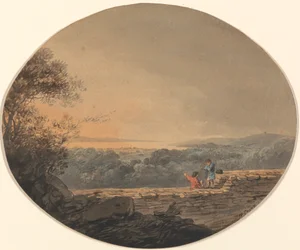 Fernansicht von Exmouth von Exeter aus