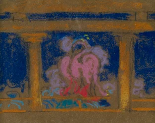 Studie für Szene in der Tochter des Himmels, Santa Fe, 1915