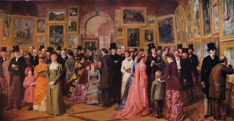 Privatbesichtigung in der Royal Academy, 1881, 1883 1935